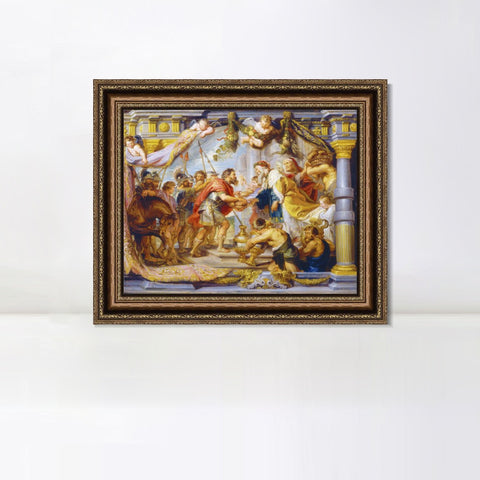 INVIN ART Framed Canvas Art Giclee Print Series#200 by Peter Paul Rubens Wall Art Living Room Home Office Decorations