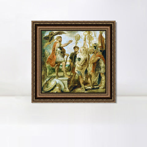INVIN ART Framed Canvas Art Giclee Print Series#201 by Peter Paul Rubens Wall Art Living Room Home Office Decorations