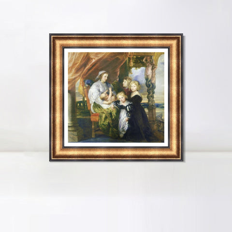 INVIN ART Framed Canvas Art Giclee Print Series#202 by Peter Paul Rubens Wall Art Living Room Home Office Decorations