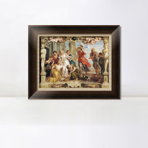 INVIN ART Framed Canvas Art Giclee Print Series#204 by Peter Paul Rubens Wall Art Living Room Home Office Decorations