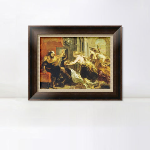INVIN ART Framed Canvas Art Giclee Print Series#205 by Peter Paul Rubens Wall Art Living Room Home Office Decorations