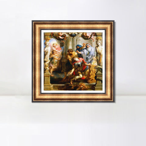 INVIN ART Framed Canvas Art Giclee Print Series#207 by Peter Paul Rubens Wall Art Living Room Home Office Decorations