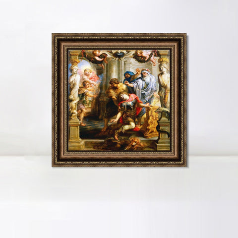 INVIN ART Framed Canvas Art Giclee Print Series#207 by Peter Paul Rubens Wall Art Living Room Home Office Decorations