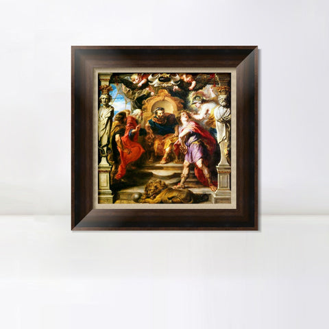 INVIN ART Framed Canvas Art Giclee Print Series#208 by Peter Paul Rubens Wall Art Living Room Home Office Decorations