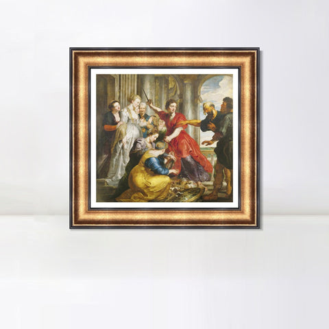 INVIN ART Framed Canvas Art Giclee Print Series#210 by Peter Paul Rubens Wall Art Living Room Home Office Decorations