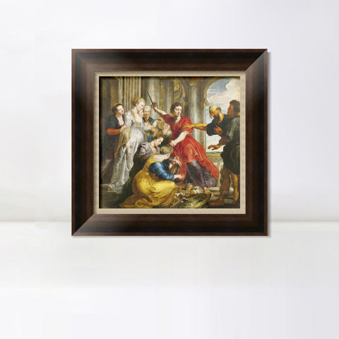 INVIN ART Framed Canvas Art Giclee Print Series#210 by Peter Paul Rubens Wall Art Living Room Home Office Decorations