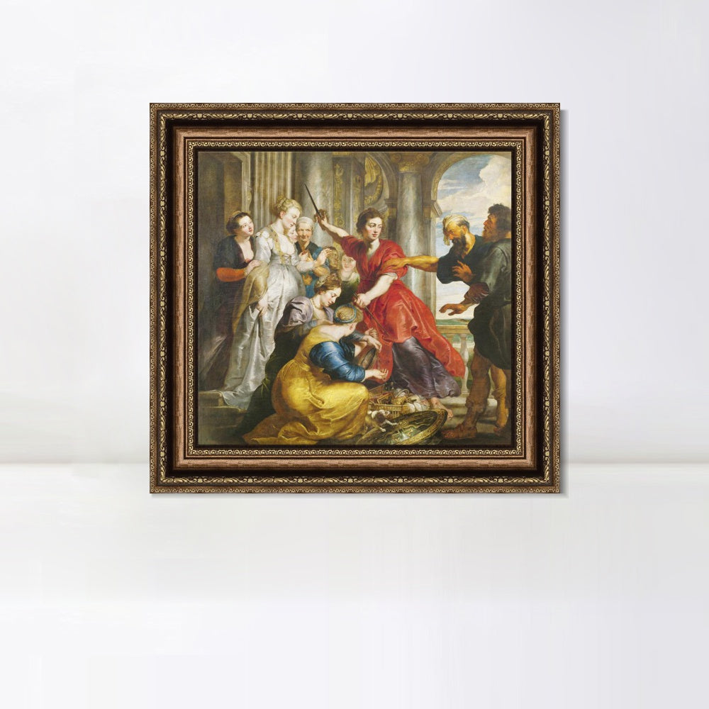 INVIN ART Framed Canvas Art Giclee Print Series#210 by Peter Paul Rubens Wall Art Living Room Home Office Decorations