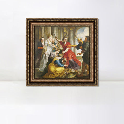 INVIN ART Framed Canvas Art Giclee Print Series#210 by Peter Paul Rubens Wall Art Living Room Home Office Decorations