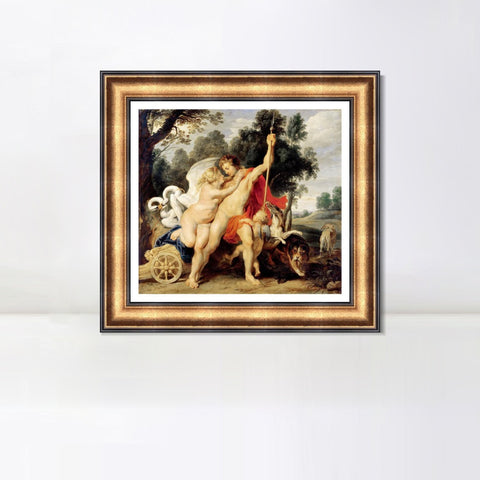 INVIN ART Framed Canvas Art Giclee Print Series#214 by Peter Paul Rubens Wall Art Living Room Home Office Decorations