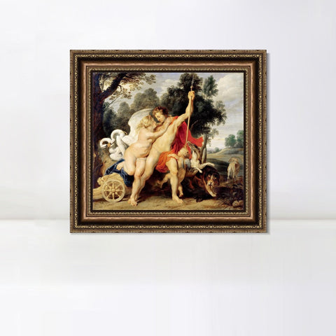 INVIN ART Framed Canvas Art Giclee Print Series#214 by Peter Paul Rubens Wall Art Living Room Home Office Decorations