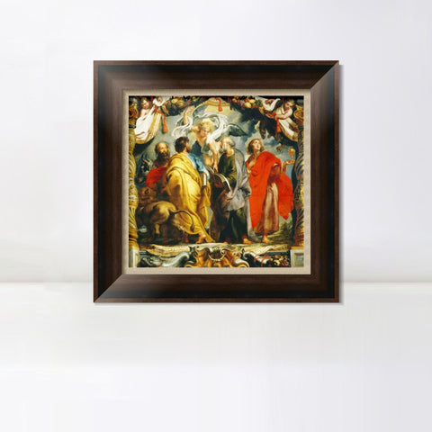 INVIN ART Framed Canvas Art Giclee Print Series#215 by Peter Paul Rubens Wall Art Living Room Home Office Decorations