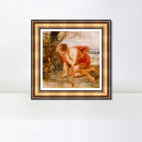 INVIN ART Framed Canvas Art Giclee Print Series#217 by Peter Paul Rubens Wall Art Living Room Home Office Decorations