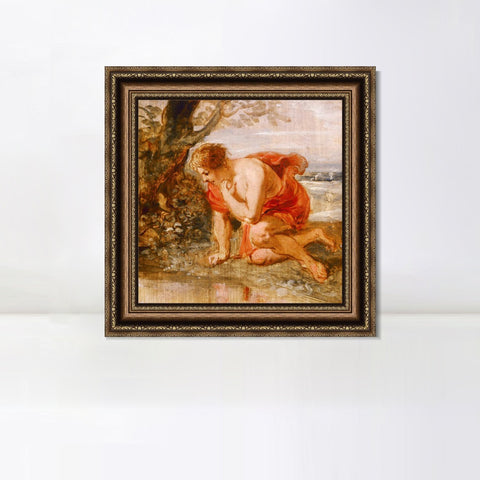 INVIN ART Framed Canvas Art Giclee Print Series#217 by Peter Paul Rubens Wall Art Living Room Home Office Decorations