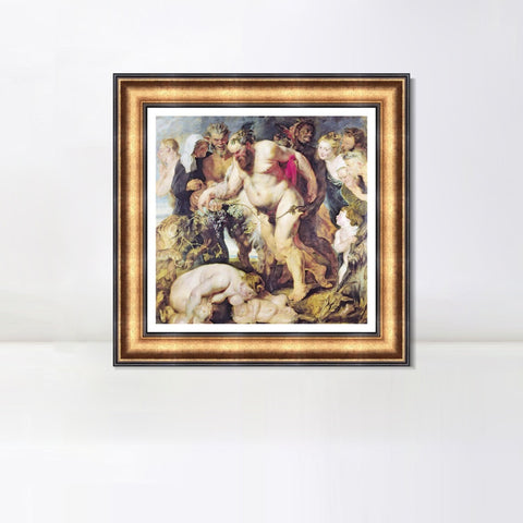 INVIN ART Framed Canvas Art Giclee Print Series#218 by Peter Paul Rubens Wall Art Living Room Home Office Decorations