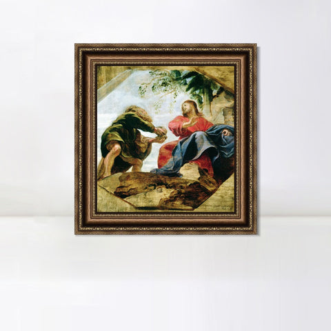 INVIN ART Framed Canvas Art Giclee Print Series#219 by Peter Paul Rubens Wall Art Living Room Home Office Decorations