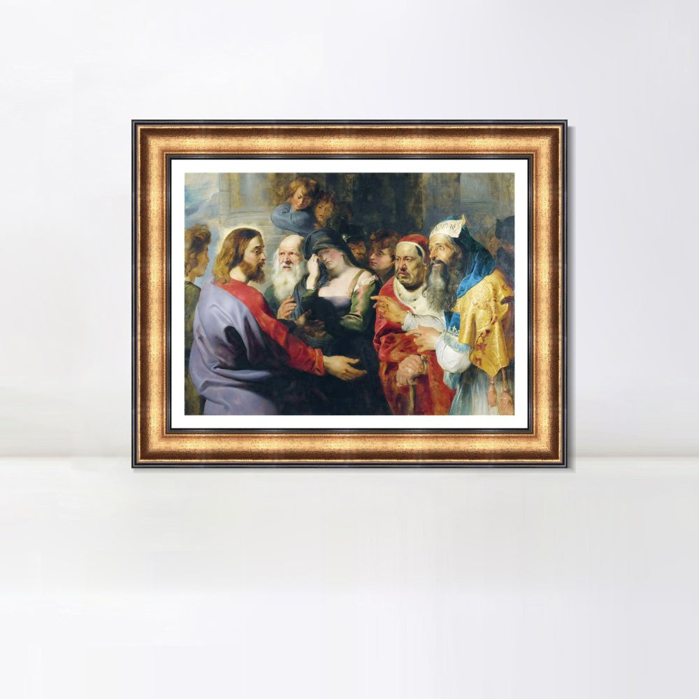 INVIN ART Framed Canvas Art Giclee Print Series#222 by Peter Paul Rubens Wall Art Living Room Home Office Decorations