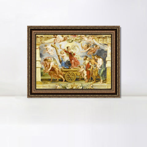 INVIN ART Framed Canvas Art Giclee Print Series#223 by Peter Paul Rubens Wall Art Living Room Home Office Decorations