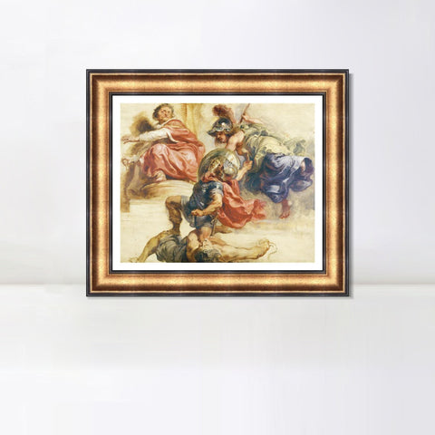 INVIN ART Framed Canvas Art Giclee Print Series#224 by Peter Paul Rubens Wall Art Living Room Home Office Decorations
