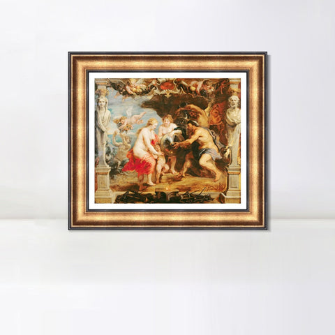 INVIN ART Framed Canvas Art Giclee Print Series#226 by Peter Paul Rubens Wall Art Living Room Home Office Decorations
