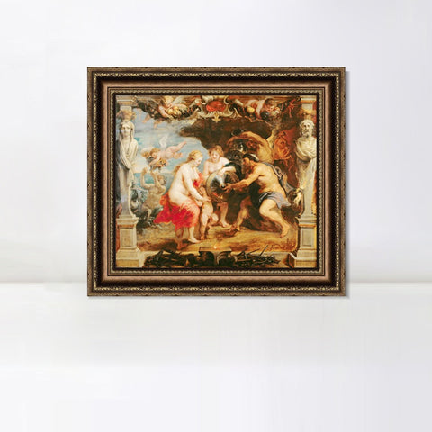 INVIN ART Framed Canvas Art Giclee Print Series#226 by Peter Paul Rubens Wall Art Living Room Home Office Decorations