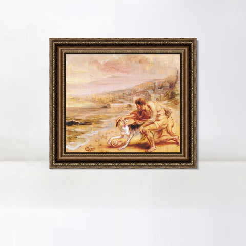 INVIN ART Framed Canvas Art Giclee Print Series#227 by Peter Paul Rubens Wall Art Living Room Home Office Decorations
