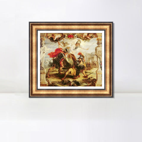 INVIN ART Framed Canvas Art Giclee Print Series#228 by Peter Paul Rubens Wall Art Living Room Home Office Decorations