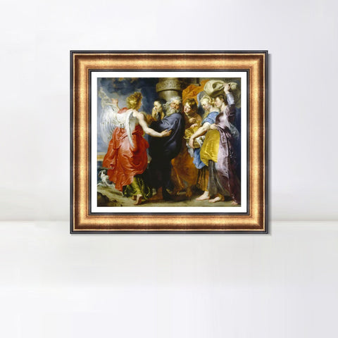 INVIN ART Framed Canvas Art Giclee Print Series#229 by Peter Paul Rubens Wall Art Living Room Home Office Decorations