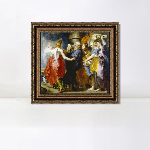 INVIN ART Framed Canvas Art Giclee Print Series#229 by Peter Paul Rubens Wall Art Living Room Home Office Decorations