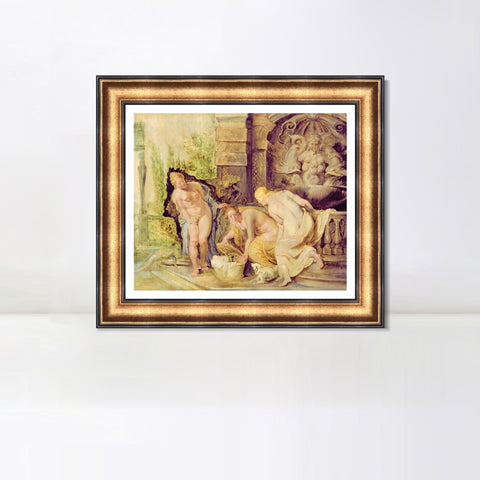 INVIN ART Framed Canvas Art Giclee Print Series#231 by Peter Paul Rubens Wall Art Living Room Home Office Decorations