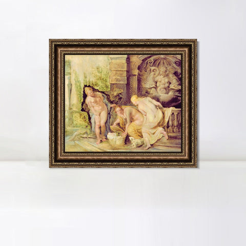 INVIN ART Framed Canvas Art Giclee Print Series#231 by Peter Paul Rubens Wall Art Living Room Home Office Decorations