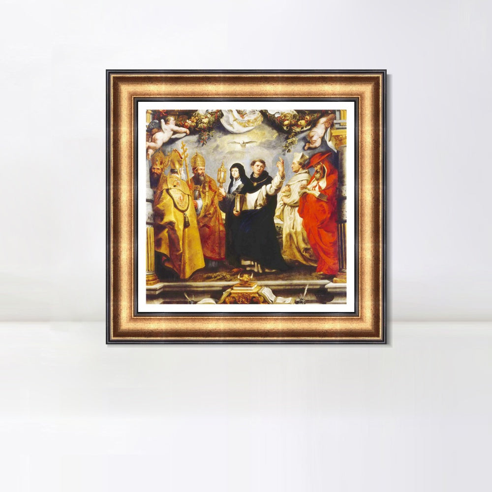 INVIN ART Framed Canvas Art Giclee Print Series#233 by Peter Paul Rubens Wall Art
