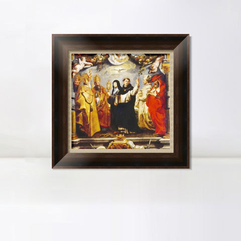 INVIN ART Framed Canvas Art Giclee Print Series#233 by Peter Paul Rubens Wall Art Living Room Home Office Decorations