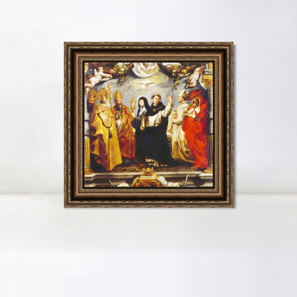 INVIN ART Framed Canvas Art Giclee Print Series#233 by Peter Paul Rubens Wall Art