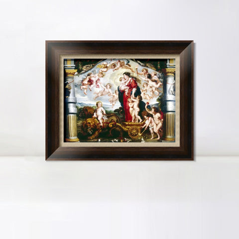 INVIN ART Framed Canvas Art Giclee Print Series#234 by Peter Paul Rubens Wall Art Living Room Home Office Decorations