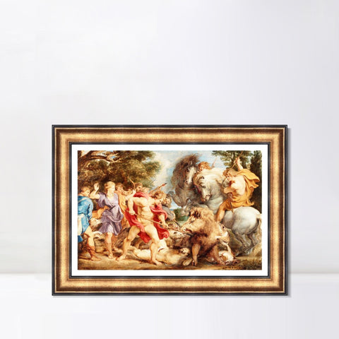 INVIN ART Framed Canvas Art Giclee Print Series#236 by Peter Paul Rubens Wall Art Living Room Home Office Decorations
