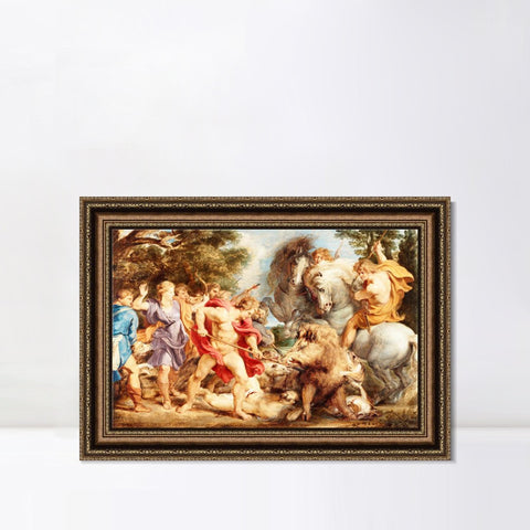 INVIN ART Framed Canvas Art Giclee Print Series#236 by Peter Paul Rubens Wall Art Living Room Home Office Decorations