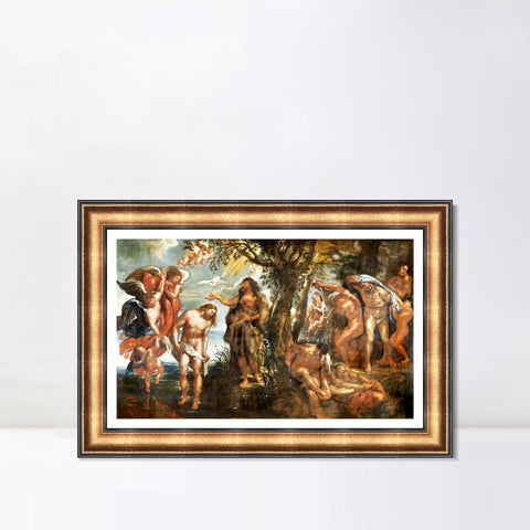 INVIN ART Framed Canvas Art Giclee Print Series#237 by Peter Paul Rubens Wall Art Living Room Home Office Decorations