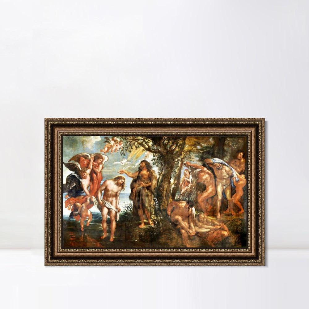 INVIN ART Framed Canvas Art Giclee Print Series#237 by Peter Paul Rubens Wall Art Living Room Home Office Decorations