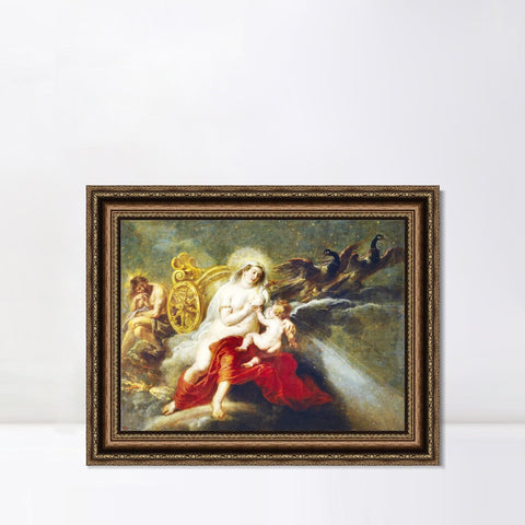 INVIN ART Framed Canvas Art Giclee Print Series#239 by Peter Paul Rubens Wall Art Living Room Home Office Decorations