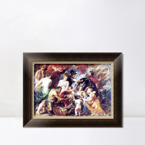 INVIN ART Framed Canvas Art Giclee Print Series#240 by Peter Paul Rubens Wall Art Living Room Home Office Decorations