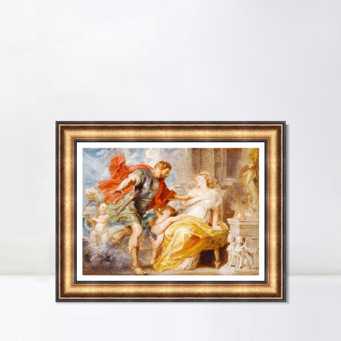 INVIN ART Framed Canvas Art Giclee Print Series#242 by Peter Paul Rubens Wall Art Living Room Home Office Decorations