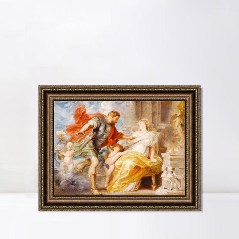 INVIN ART Framed Canvas Art Giclee Print Series#242 by Peter Paul Rubens Wall Art Living Room Home Office Decorations