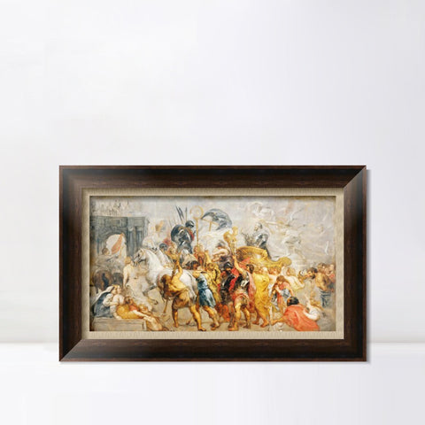 INVIN ART Framed Canvas Art Giclee Print Series#243 by Peter Paul Rubens Wall Art Living Room Home Office Decorations
