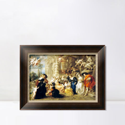 INVIN ART Framed Canvas Art Giclee Print Series#245 by Peter Paul Rubens Wall Art Living Room Home Office Decorations