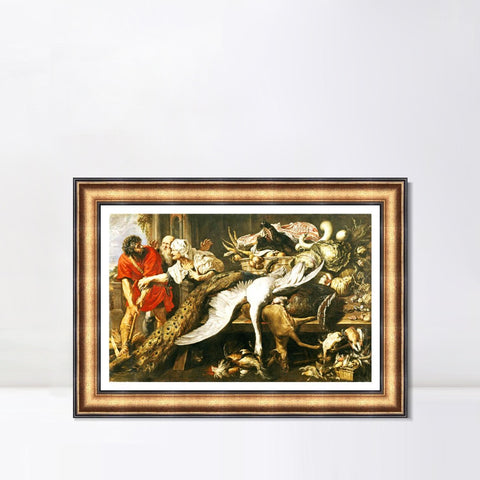 INVIN ART Framed Canvas Art Giclee Print Series#247 by Peter Paul Rubens Wall Art Living Room Home Office Decorations