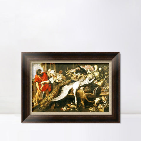 INVIN ART Framed Canvas Art Giclee Print Series#247 by Peter Paul Rubens Wall Art Living Room Home Office Decorations