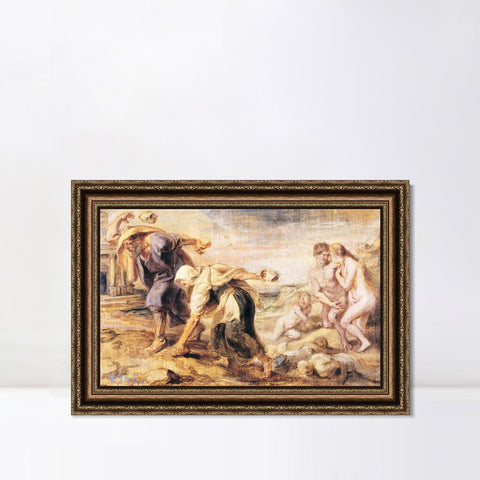 INVIN ART Framed Canvas Art Giclee Print Series#248 by Peter Paul Rubens Wall Art Living Room Home Office Decorations