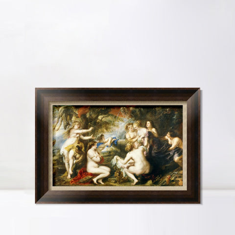 INVIN ART Framed Canvas Art Giclee Print Series#249 by Peter Paul Rubens Wall Art Living Room Home Office Decorations