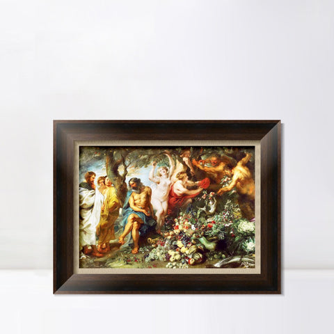 INVIN ART Framed Canvas Art Giclee Print Series#250 by Peter Paul Rubens Wall Art Living Room Home Office Decorations