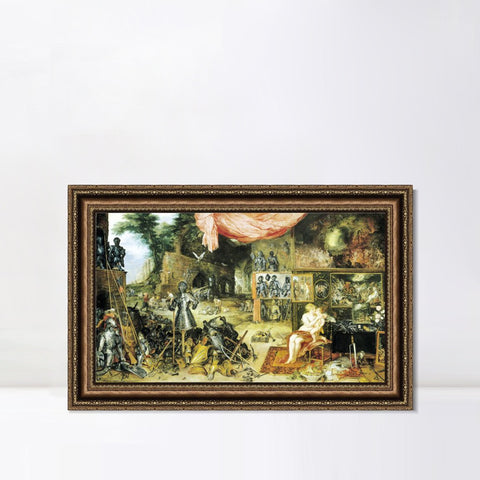 INVIN ART Framed Canvas Art Giclee Print Series#252 by Peter Paul Rubens Wall Art Living Room Home Office Decorations